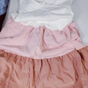 Multi coral colors dress